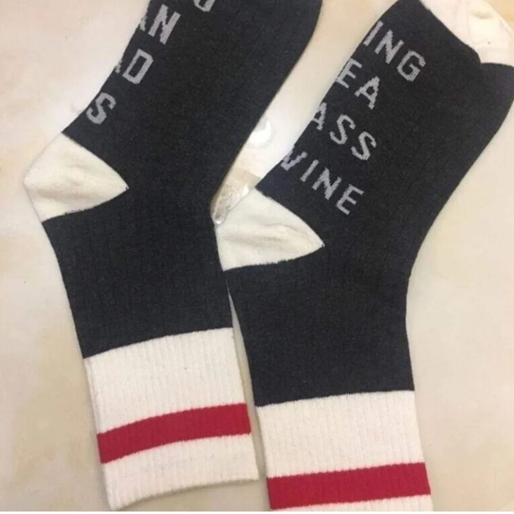 Wine Socks - If You can read this Bring Me a Glass of Wine
